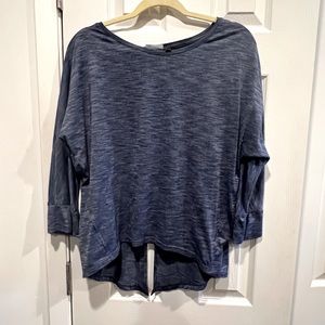 Athleta 3/4 sleeve tie back top